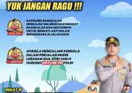 Polres Bangkalan Sosialisasikan Mudik Aman, Keluarga Nyaman, Melalui Tips Mudik Lebaran 2025