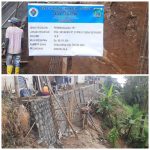 Pemdes Sedaeng Giat Proses Bangun Tebing Tembok Penahan Tanah (TPT )