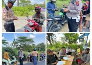 191 Pelanggar Terjaring Operasi Gabungan Penindakan Kasat Mata yang Dilakukan Kasat Lantas Polres Sampang