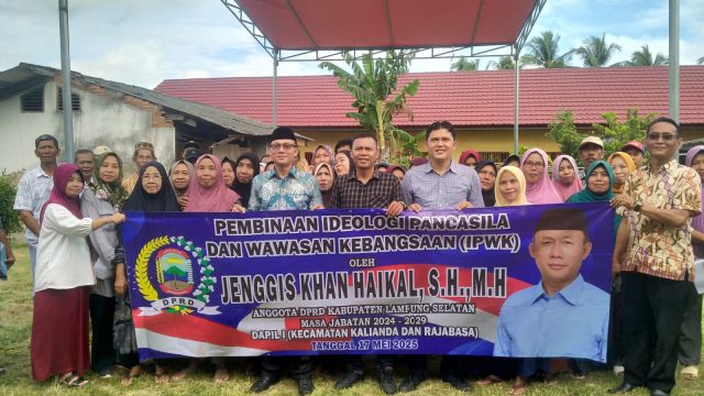 Anggota DPRD Lamsel, Jenggis Khan Haikal, SH.MH Gelar (IPWK), Rio Imanda, SH.MH : Suatu Keuntungan Bagi Masyarakat Desa Kunjir