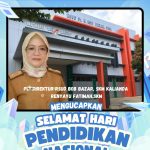 Plt. Direktur RSUD Bob Bazar,SKM Kalianda, Renyayu Fatimah, SKM Mengucapkan Selamat Hari Pendidikan Nasional 02 Mei 2025 Plt. Direktur RSUD Bob Bazar,SKM Kalianda, Renyayu Fatimah, SKM Mengucapkan Selamat Hari Pendidikan Nasional 02 Mei 2025