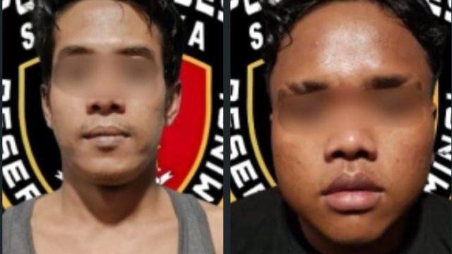 Polrestabes Surabaya Berhasil Amankan Dua Tersangka Curat Spesialis Minimarket