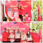 Menapak Jejak Bung Karno Lewat Aksi Nyata PDI Perjuangan Surabaya Bagikan Sembako Dikampung Kelahiran Sang Proklamator