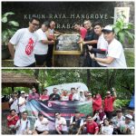 Menyambut Bulan Bung Karno Dewan Pimpinan Cabang (DPC) Taruna Merah Putih (TMP) Kota Surabaya Menyelenggarakan Kegiatan Bersih - Bersih Dikebun Raya Manggrove Wonorejo Surabaya