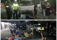 Polres Blitar Amankan Dua Sopir Pick-Up Pengangkut Ratusan Botol Arak di Talun