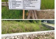 Pembangunan TPT Desa Sembung Layak Dipertanyakan Kwalitasnya
