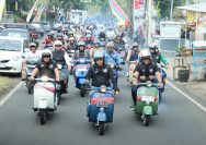 Hari Bhayangkara ke -79 Polres Batu Gelar Vespa Fest 2025 Dukung Industri Pariwisata