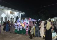 Semarak Pawai Lampion Dan Sholawat, Santri Madin Raudlatul Ulum Keleyan Socah Meriahkan Muharram