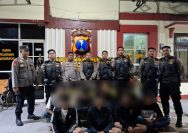 8 Pemuda Hendak Tawuran Diamankan Patroli Jogoboyo, Polisi Sita Senjata Tajam