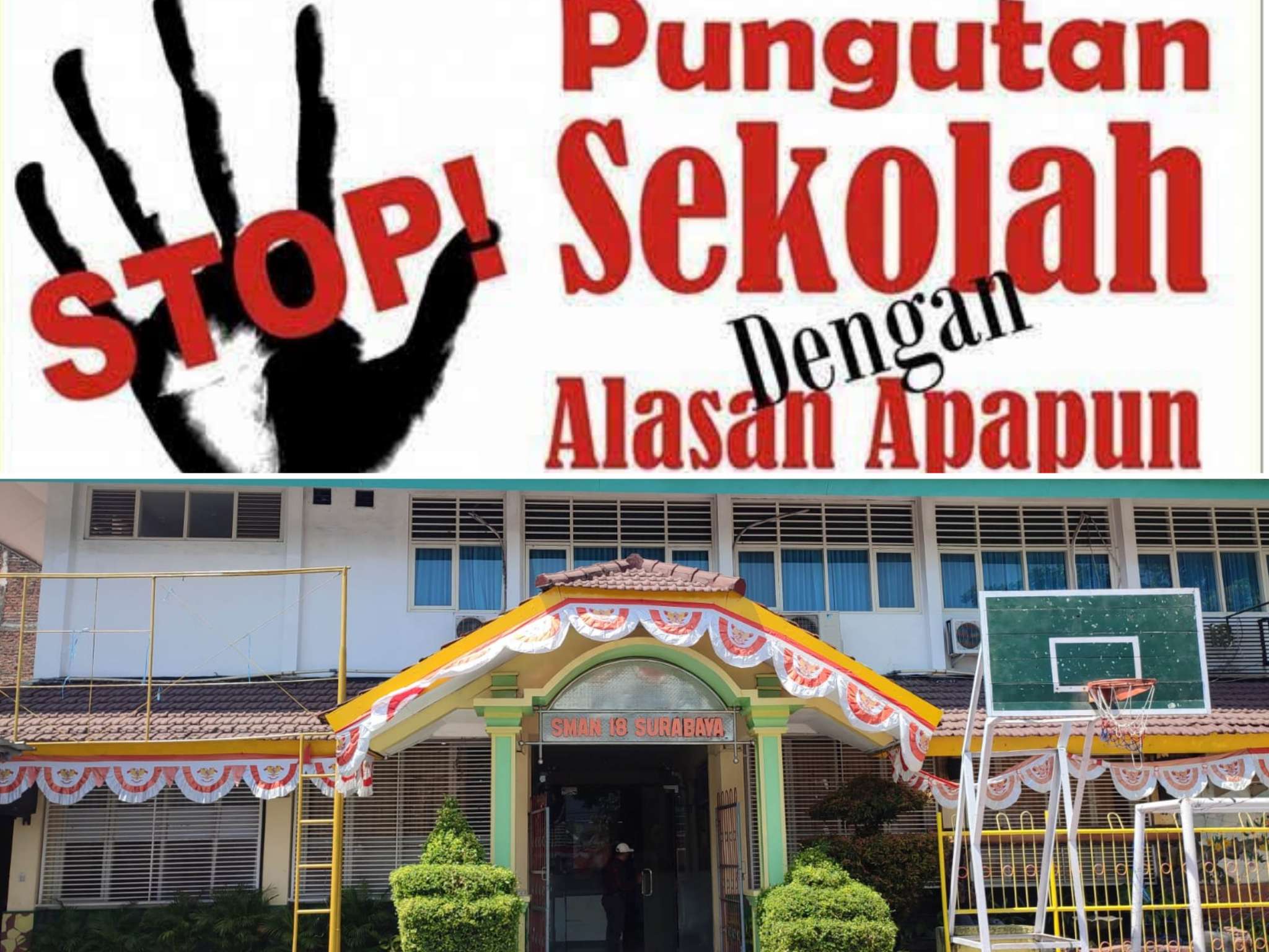 Dugaan Pungli LKS Rp454 Ribu di SMA Negeri 18 Surabaya, Kepsek Terancam Jerat Hukum Dugaan Pungli LKS Rp454 Ribu di SMA Negeri 18 Surabaya, Kepsek Terancam Jerat Hukum