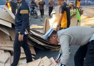 Satlantas Pasuruan Evakuasi Cepat Kecelakaan Pick-up di Bangil