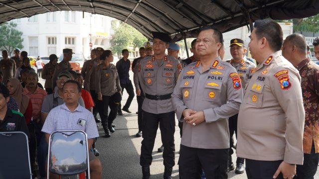 Gerakan Pangan Murah :Komitmen Polrestabes Surabaya Stabilkan Harga dan Menjamin Ketersedian Pangan