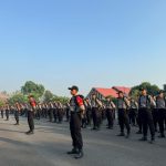 Serasa di Akademi Internasional, Komando 'Roll Call Begin!' Menggema di Apel Siswa Bintara SPN Polda Jatim