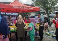 Kolaborasi Polisi dan Bulog Gelontorkan 108 Ton Beras Murah di Banyuwangi