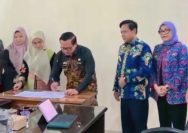 Dinsos Lamsel Tandatangani PKS Dengan BPJS Kesehatan Cabang Bandar Lampung Terkait Penyediaan Kepesertaan JKN Bagi Masyarakat