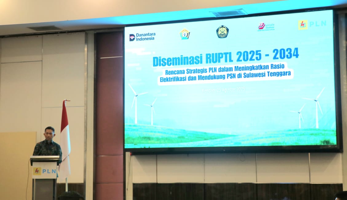 Wujudkan Energi Berkeadilan, PLN dan Pemerintah Provinsi Sulawesi Tenggara Gelar Diseminasi RUPTL 2025–2034 Wujudkan Energi Berkeadilan, PLN dan Pemerintah Provinsi Sulawesi Tenggara Gelar Diseminasi RUPTL 2025–2034