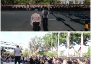 2.608 Polisi Amankan Aksi Buruh di Surabaya, Kapolrestabes Tekankan Pendekatan Humanis