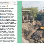Terkait Tender Bendung Wonokerto, Jawaban Kepala Inspektorat Dinilai Menyisakan Celah Dugaan Korupsi