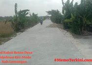 Camat Modo Tegur Kades Sidodowo: Rabat Beton Belum Seminggu Sudah Retak/Pecah