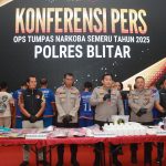 Operasi Tumpas Narkoba 2025 :Polres Blitar Amankan 13 Tersangka
