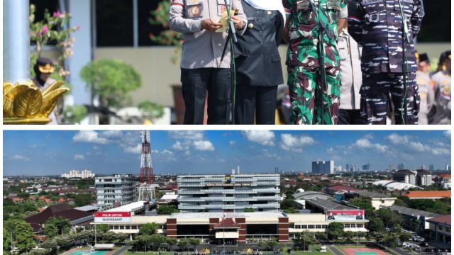 Polda Jawa Timur Gelar Apel dan Doa Bersama Forkopimda dan Puluhan Ormas Untuk Jogo Jatim