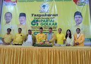 Tasyakuran HUT Ke - 61 Partai Golkar DPD Kabupaten Kediri Berlangsung Hikmad Tasyakuran HUT Ke - 61 Partai Golkar DPD Kabupaten Kediri Berlangsung Hikmad