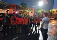 Tim TRC BPBD Lamsel Gelar Apel Siaga Sebelum Berangkat ke Titik Banjir Akibat Hujan Intensitas Tinggi