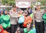 Kapolrestabes Ajak Pengemudi Ojek Online Jaga Keamanan dan Keselamatan Kota