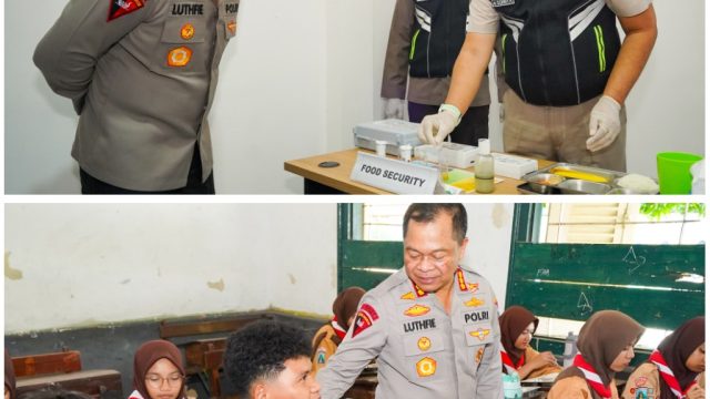 Kapolrestabes Surabaya Cek Kebersihan Dapur SPPG: Pastikan Makanan Anak Sekolah Aman dan Bergizi