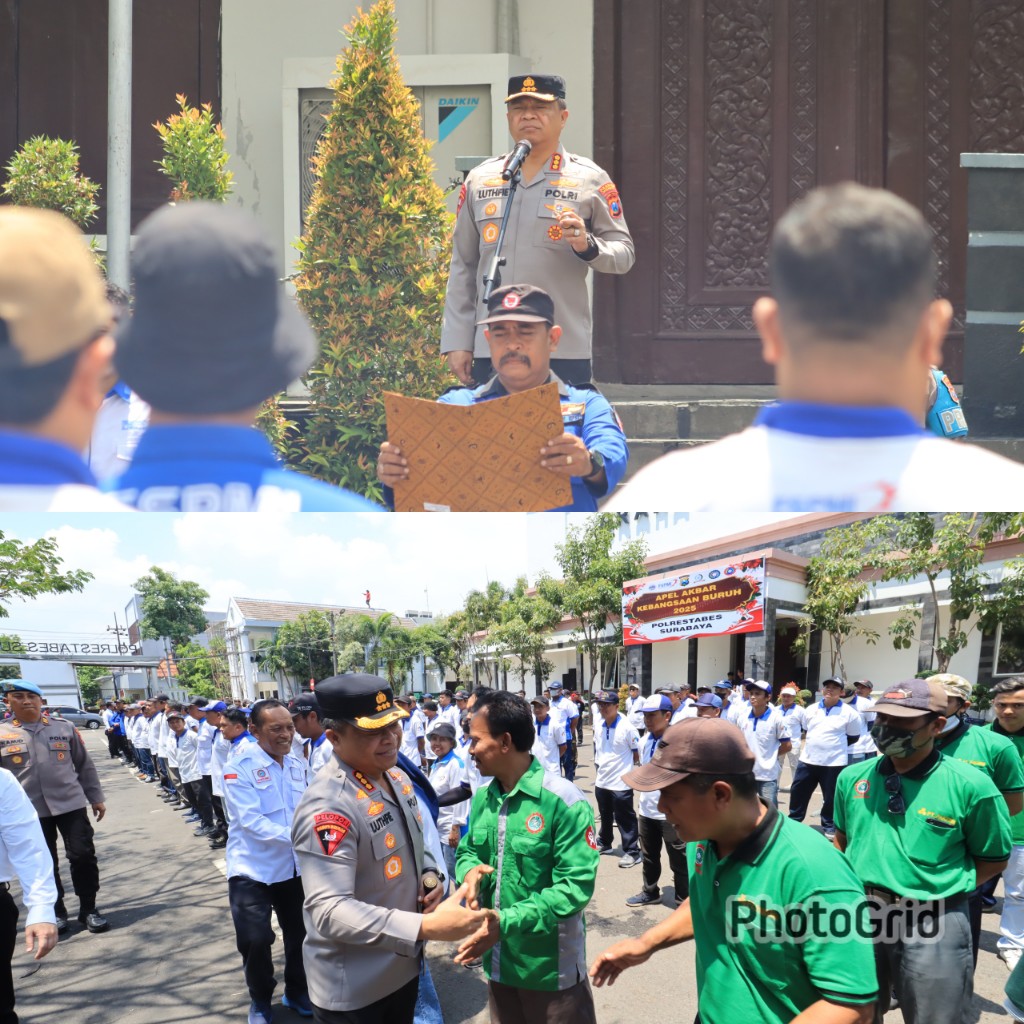 Kapolrestabes Surabaya Tegaskan Komitmen Polri Dukung Hak Pekerja Kapolrestabes Surabaya Tegaskan Komitmen Polri Dukung Hak Pekerja