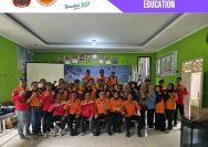 Berlanjut Dihari Ketiga, BPBD Lamsel Sosialisasi KIE di Desa Waimuli Timur,"Salam Tangguh Salam Kemanusiaan"