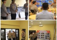 Wujudkan Pelayanan Presisi, Kapolda Jatim Tinjau Renovasi Mapolsek Geger