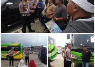 Polantas Menyapa : Operasi Zebra Semeru PJR Polda Jatim Beri Edukasi Tertib Lalin