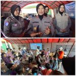 Polres Lumajang Dampingi Anak-Anak Pengungsi Semeru: Beri Hiburan dan Pulihkan Trauma