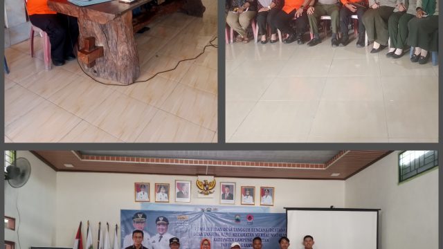 Langkah Nyata, BPBD Lamsel Secara Resmi Bentuk 6 Destana di Lampung Selatan Tahun 2025