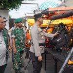 Antisipasi Bencana Hidrometeorologi Polrestabes Surabaya Gelar Apel Kesiapsiagaan