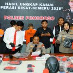 Polres Ponorogo Amankan Pasutri Diduga Jual Senpi Rakitan