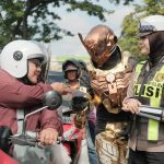 Kreatif, Sosialisasi Operasi Zebra Polres Malang Jadi Super Hero