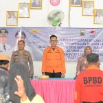Kesiapsiagaan Ancaman Bencana Banjir, BPBD Lamsel Menggelar Gladi dan Simulasi di Kecamatan Candipuro
