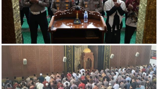 Polda Jatim Gelar Shalat Ghaib Untuk Korban Bencana di Aceh Sumatera