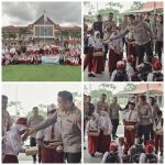 Kapolres Blitar Beserta PJU Sambut Kunjungan Edukatif SD Negeri Pojok 01 Kabupaten Blitar