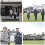 Polres Blitar Gelar Apel Jam Pimpinan dan Berikan Penghargaan Kepada Anggota Berprestasi