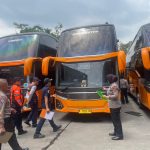 Polres Malang Cek Kelayakan Bus Pariwisata Jelang Nataru