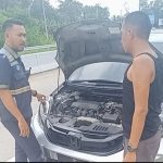 Sigap dan Tanggap, Petugas Tol Bakauheni -Terbanggi Besar Bergerak Cepat Bantu Pengendara Mobil yang Mogok