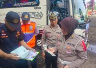Polres Probolinggo Gelar Ramp Check Gabungan Angkutan Pariwisata Nataru 2025–2026