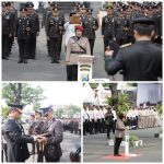 Kapolrestabes Surabaya Sematkan Satya Lencana Pengabdian dan Lantik Pejabat Kasatres PPA–PPO Kapolrestabes Surabaya Sematkan Satya Lencana Pengabdian dan Lantik Pejabat Kasatres PPA–PPO