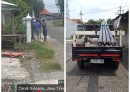 Diduga Langgar K3, Penanaman Tiang WiFi Starlight di Desa Wedoro Klurak Kecamatan candi Tanpa APD dan Surat Tugas