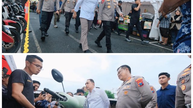 Sesi 1 Bazar Ranmor Polrestabes Surabaya, 52 Motor Hasil Ungkap Curanmor Telah Kembali ke Pemilik