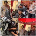Cegah Curanmor dari Hulu, Polrestabes Surabaya Bagikan Alarm Motor Gratis