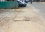 Pembangunan Drainase Jl.Untung Suropati Diduga Tidak Sesuai Bestek, Beberapa Titik Terlihat Rusak Parah